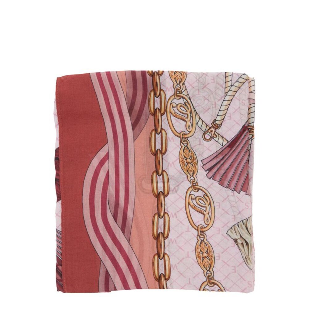 Twinset Women Multicolor Scarf With All-Over Print In Modal For Women